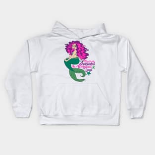 Majestically Awkward Like a Mermaid Kids Hoodie